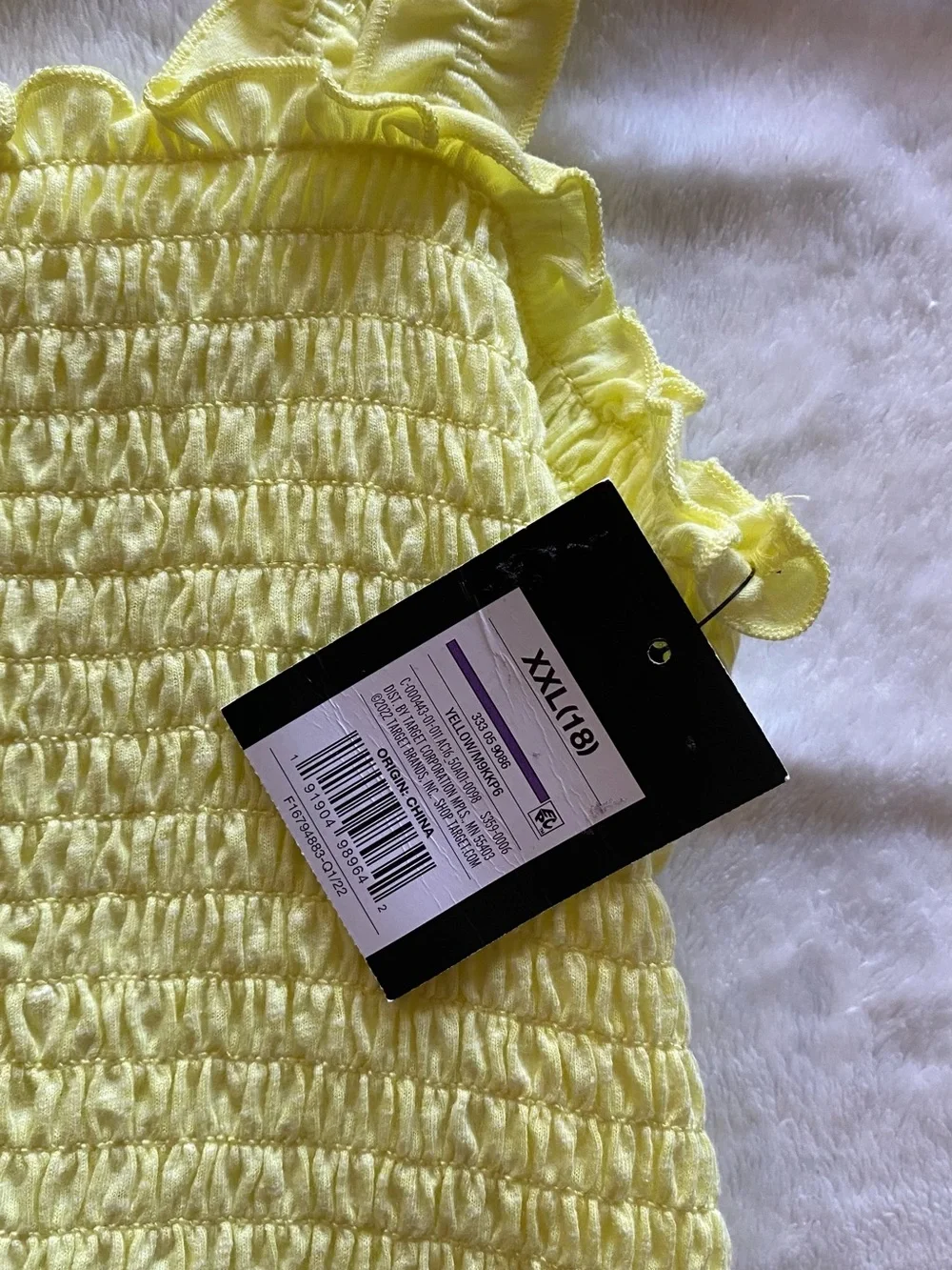 Justice smocked knit